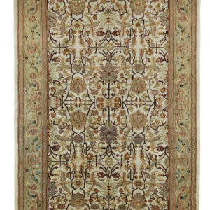 FLORAL WITH SILK - PAKISTAN TRADITIONAL HANDKNOTTED CARPET 155 x 242 cm