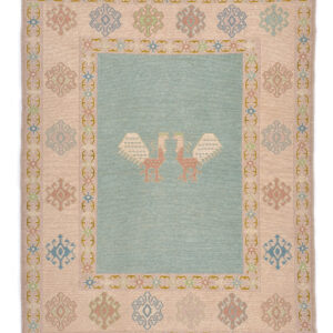 SOUMAK SILK -  HANDWOVEN KELIM 71 x 85 cm