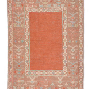 SOUMAK SILK -  HANDWOVEN KELIM 75 x 104 cm