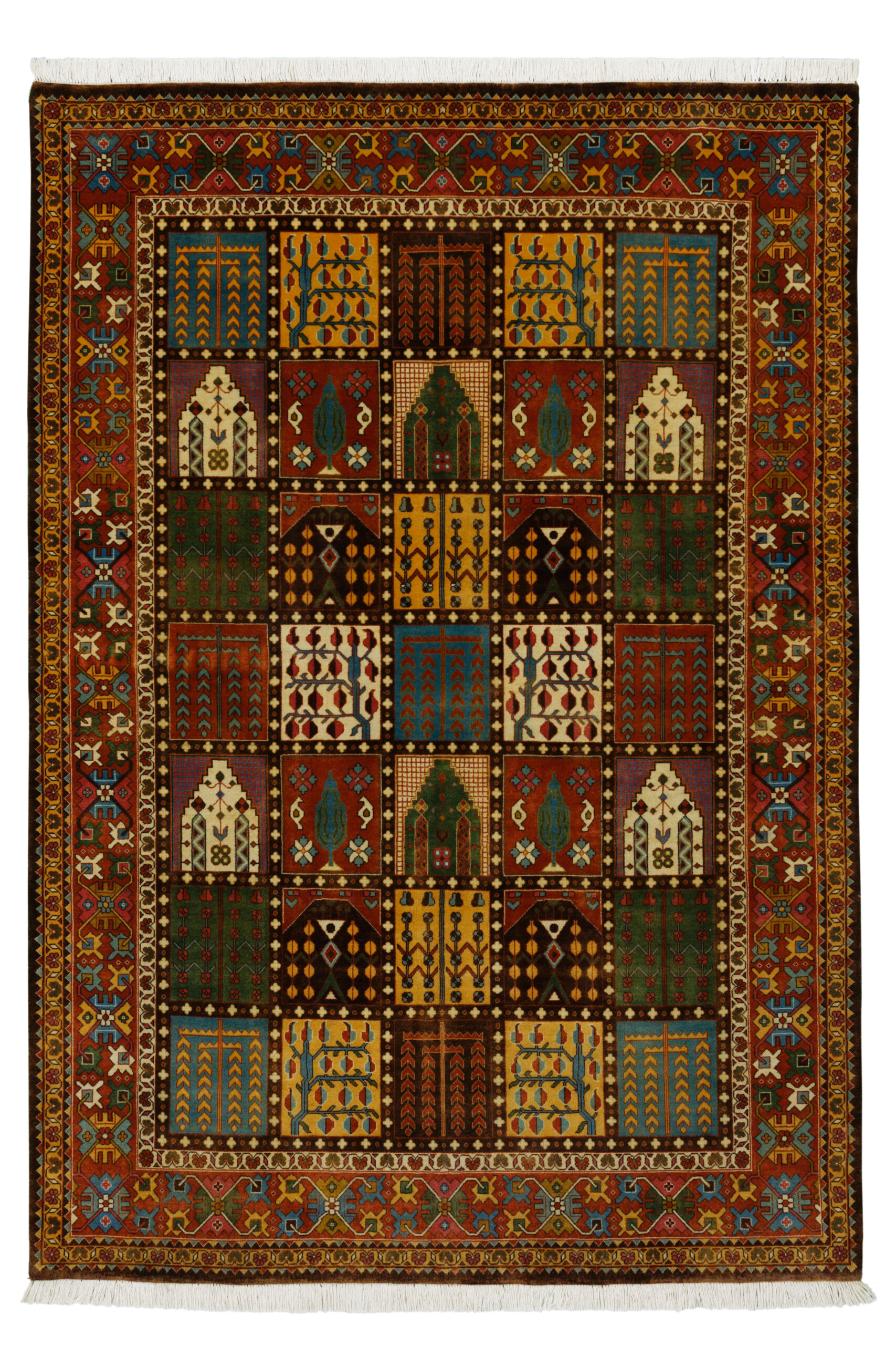 BAKHTIARI - INDIAN EXCLUSIVE HANDKNOTTED CARPET 171 x 247 cm