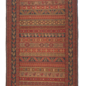 SOUMAK -  HANDWOVEN KELIM 84 x 282 cm