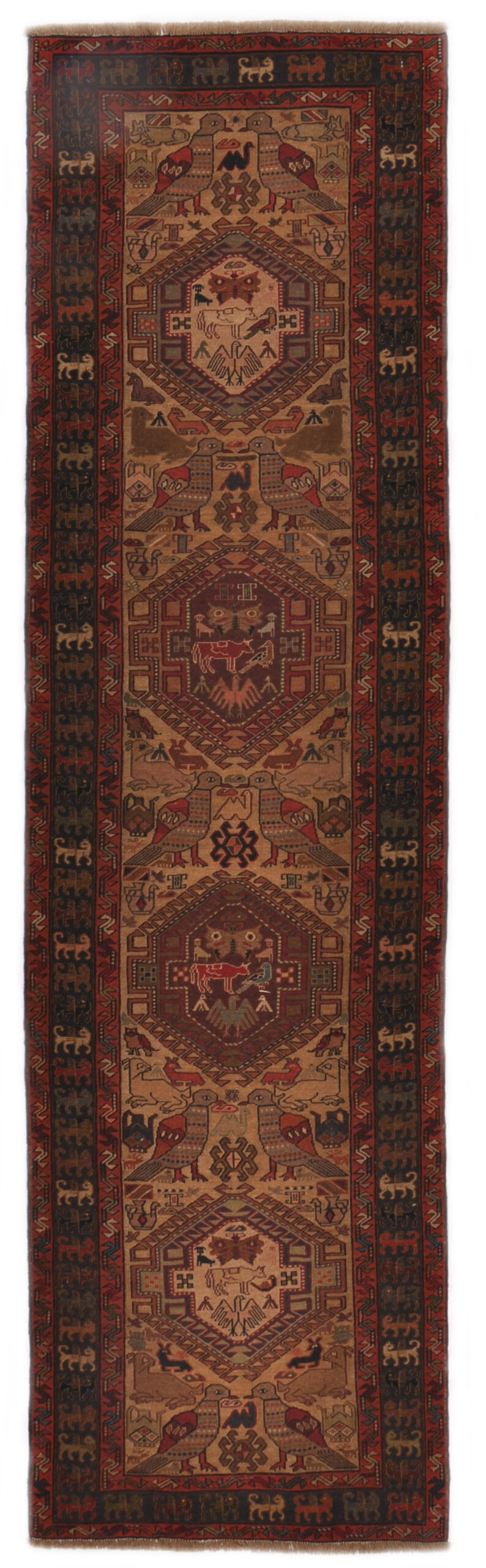 SOUMAK - HANDWOVEN KELIM 85 x 290 cm