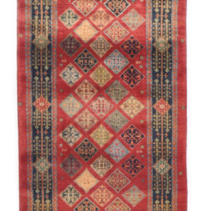 JOSHAGHAN - INDIAN EXCLUSIVE HANDKNOTTED CARPET 75 x 298 cm
