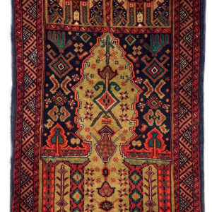 AFGHAN - AFGHAN TRADITIONAL HANDKNOTTED CARPET 62 x 125 cm