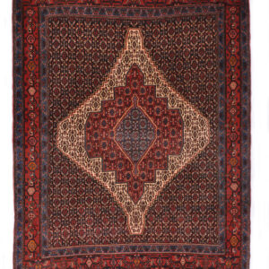 SANADJAN - PERSIAN NOMADIC / TRIBAL HANDKNOTTED CARPET 121 x 157 cm