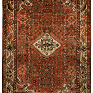 HOSSEINABAD - PERSIAN NOMADIC / TRIBAL HANDKNOTTED CARPET 169 x 224 cm