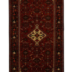HOSSEINABAD - PERSIAN NOMADIC / TRIBAL HANDKNOTTED CARPET 150 x 271 cm