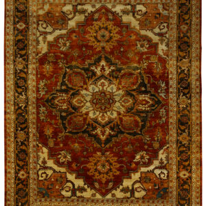 HERIZ - INDIAN EXCLUSIVE HANDKNOTTED CARPET 238 x 315 cm