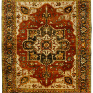 HERIZ - INDIAN EXCLUSIVE HANDKNOTTED CARPET 235 x 313 cm