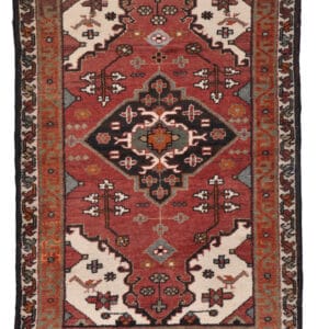 HAMADAN - ORIENTAL HANDKNOTTED CARPET 100 x 149 cm