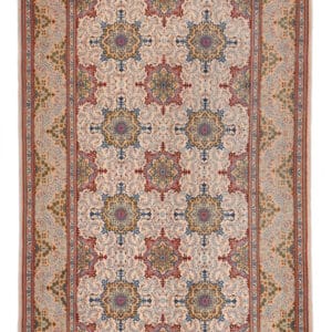 NAIN SEMI ANTIQUE - ORIENTAL HANDKNOTTED CARPET 135 x 217 cm