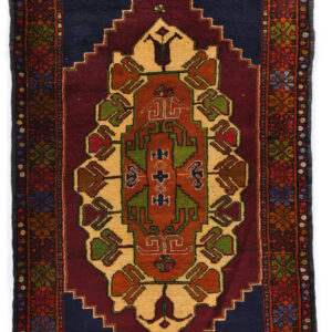 TESPINAR - CAUCASIAN / TURKEY HANDKNOTTED CARPET 105 x 182 cm