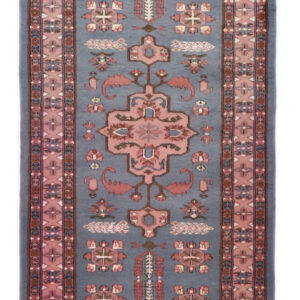 CAUCASIAN - PAKISTAN TRADITIONAL HANDKNOTTED CARPET 83 x 285 cm