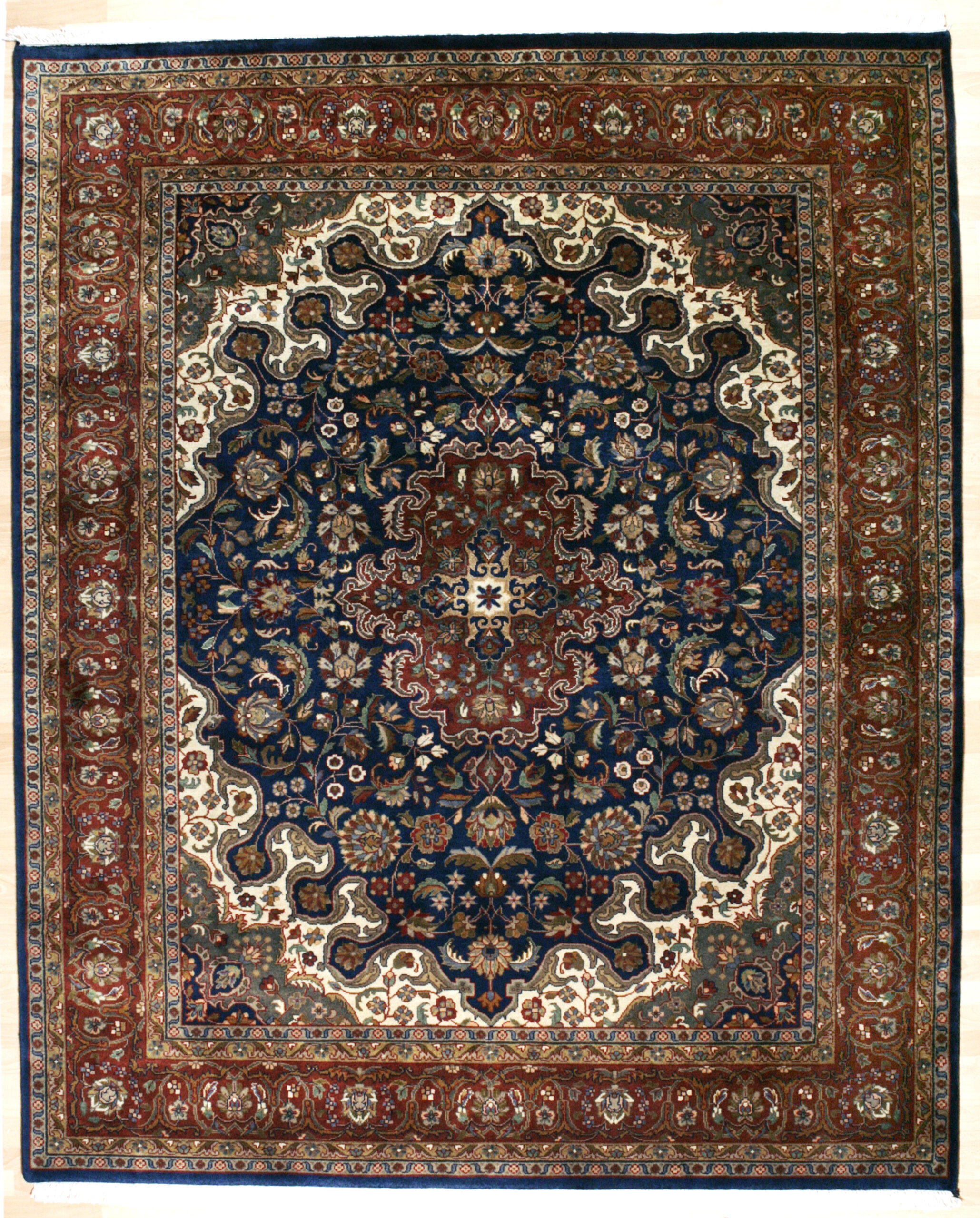 KIRMAN - INDIAN EXCLUSIVE HANDKNOTTED CARPET 238 x 300 cm