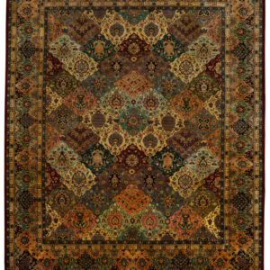 GARDEN DESIGN - PAKISTAN EXCLUSIVE HANDKNOTTED CARPET 252 x 310 cm