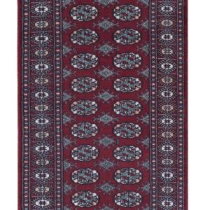 BOKHARA - PAKISTAN TRADITIONAL HANDKNOTTED CARPET 80 x 363 cm