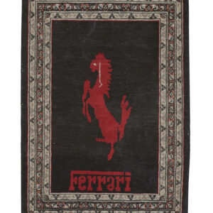 FERARRI - PAKISTAN TRADITIONAL HANDKNOTTED CARPET 48 x 70 cm
