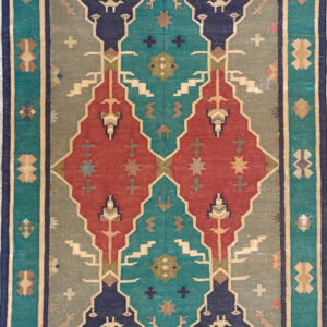 KELIM - COTTON - NEW HANDWOVEN KELIM 126 x 185 cm
