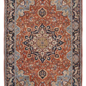 MEDALLION - ORIENTAL HANDKNOTTED CARPET 125 x 186 cm