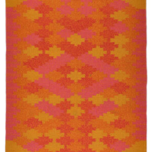 KELIM - TRADITIONAL / ANTIQUE FINISH HANDKNOTTED CARPET 135 x 190 cm