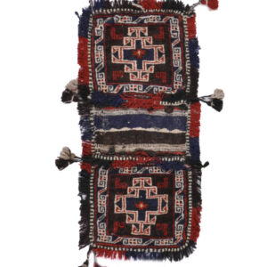 BAG - OLD - AFGHAN EXCLUSIVE HANDKNOTTED CARPET 37 x 85 cm