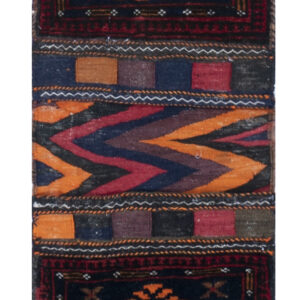 BAG - OLD - AFGHAN EXCLUSIVE HANDKNOTTED CARPET 40 x 90 cm