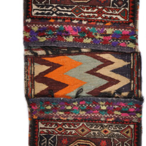 BAG - OLD - AFGHAN TRADITIONAL HANDKNOTTED CARPET 44 x 100 cm