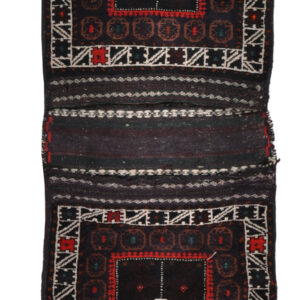 BAG - OLD - AFGHAN TRADITIONAL HANDKNOTTED CARPET 65 x 160 cm