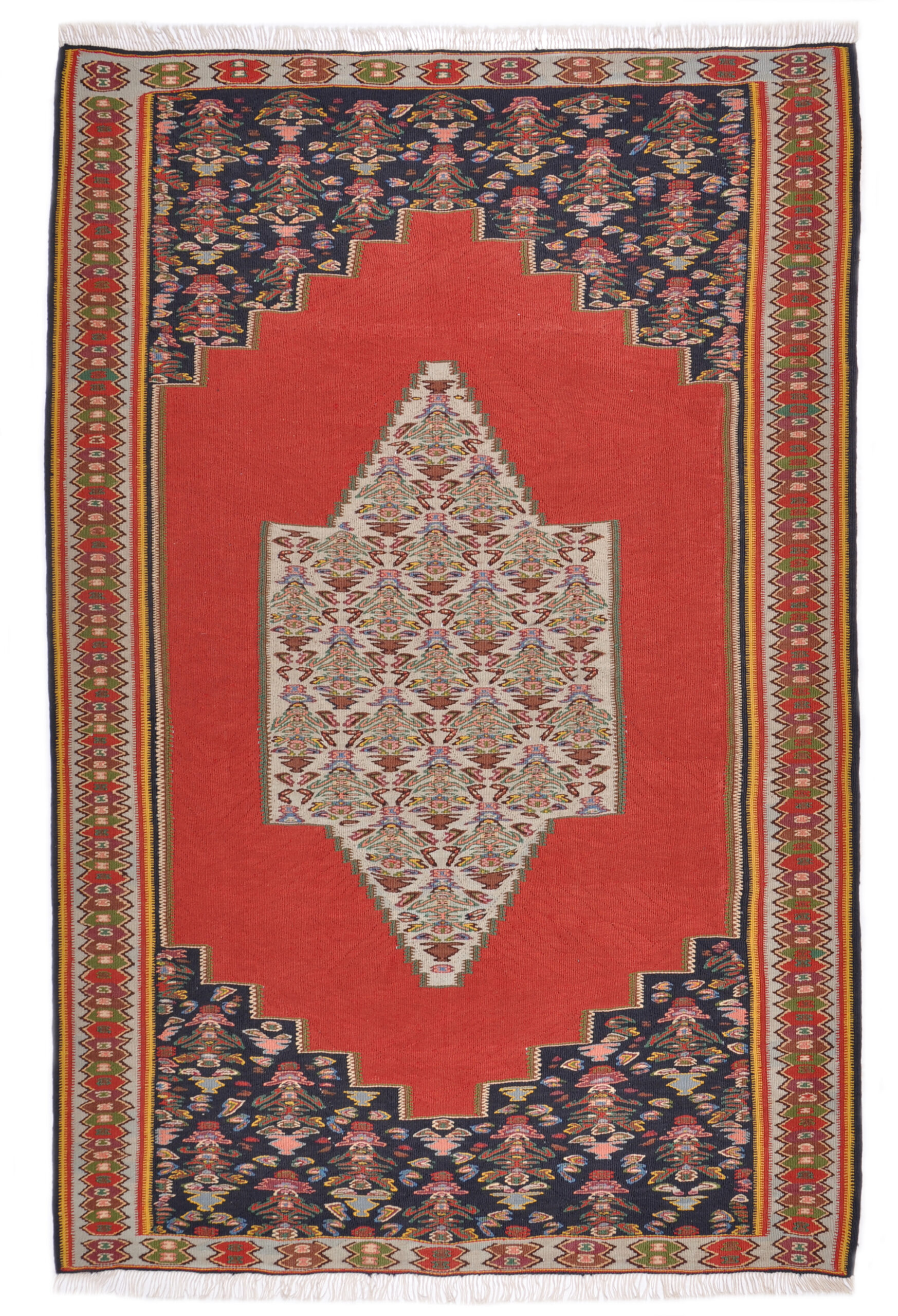KELIM-SENNEH - NEW HANDWOVEN KELIM 146 x 220 cm