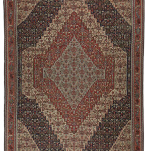 KELIM-SENNEH FINE - NEW HANDWOVEN KELIM 212 x 297 cm