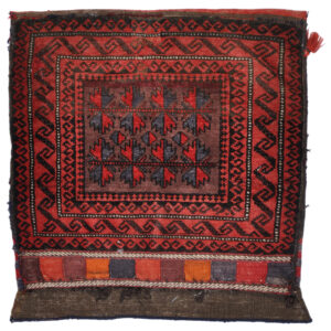 BAG - AFGHAN EXCLUSIVE HANDKNOTTED CARPET 63 x 65 cm