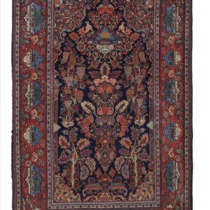 KASHAN SEMI ANTIQUE - ORIENTAL HANDKNOTTED CARPET 129 x 200 cm