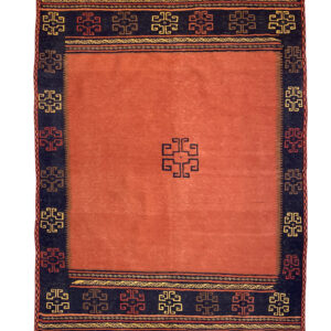 KELIM - OLD HANDWOVEN KELIM 144 x 193 cm
