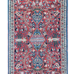 KASHAN - ORIENTAL HANDKNOTTED CARPET 65 x 195 cm