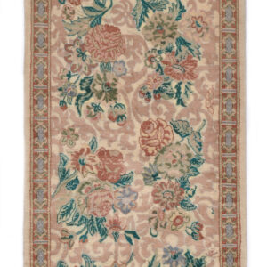 SAROUGH - PAKISTAN TRADITIONAL HANDKNOTTED CARPET 62 x 94 cm