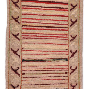 CHOBI - PAKISTAN TRADITIONAL HANDKNOTTED CARPET 55 x 98 cm