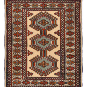 TURKMAN - PERSIAN URBAN / EXCLUSIVE HANDKNOTTED CARPET 67 x 88 cm
