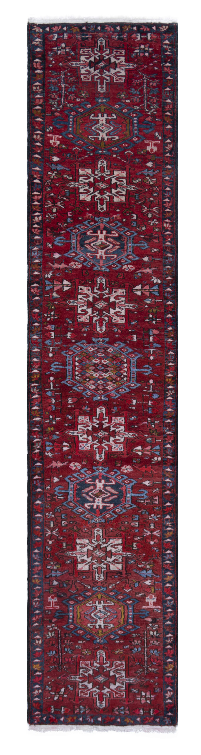 HAMADAN - ORIENTAL HANDKNOTTED CARPET 69 x 304 cm