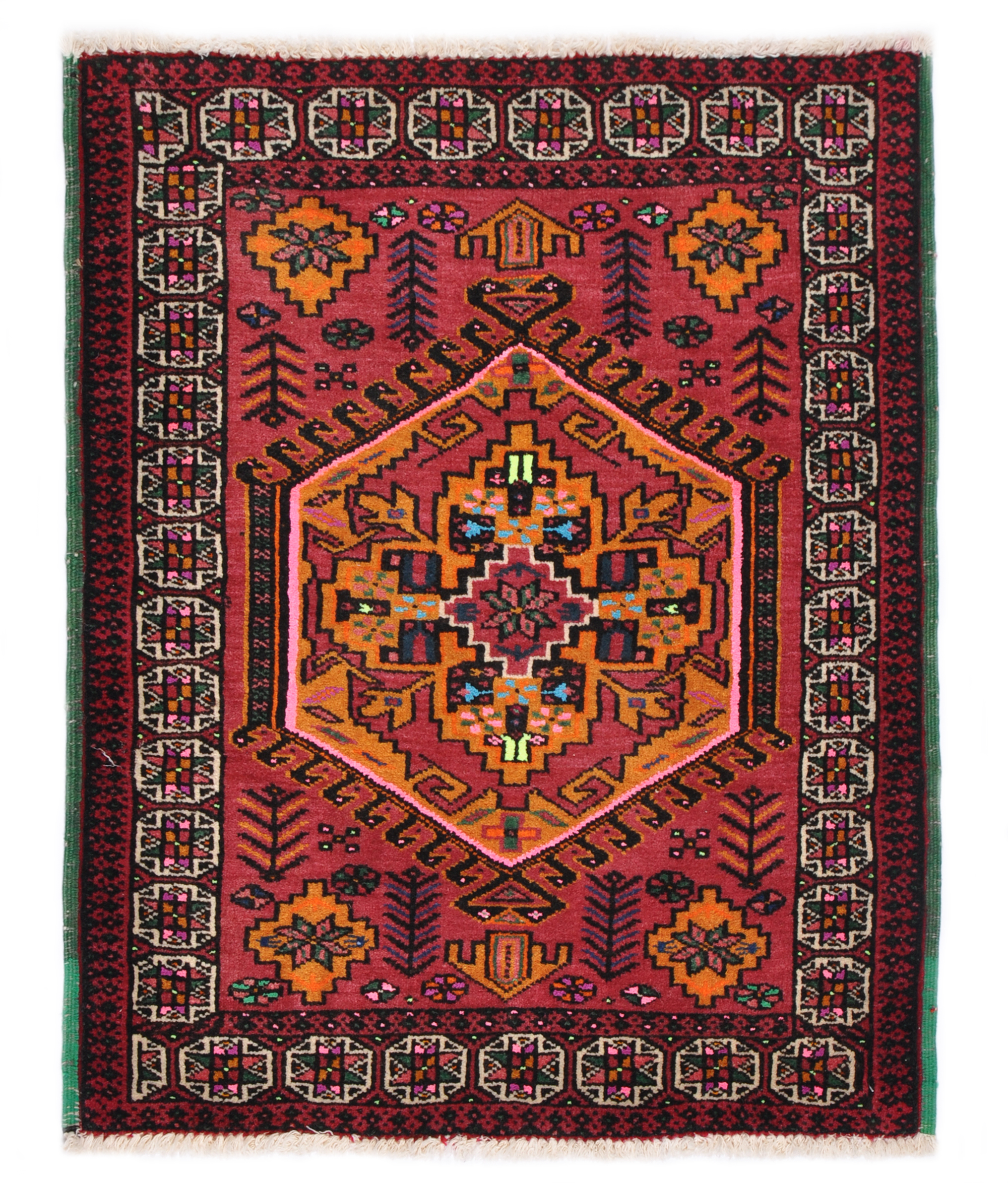 NOMADIC - PERSIAN NOMADIC / TRIBAL HANDKNOTTED CARPET 64 x 78 cm