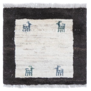 GABEH - GABEH HANDKNOTTED CARPET 41 x 43 cm