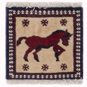 YALAMEH - PERSIAN URBAN / EXCLUSIVE HANDKNOTTED CARPET 32 x 35 cm