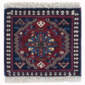 YALAMEH - PERSIAN URBAN / EXCLUSIVE HANDKNOTTED CARPET 28 x 31 cm