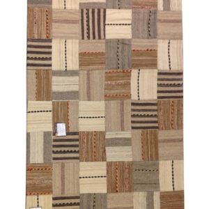 KELIM with cotton backing - NEW HANDWOVEN KELIM 140 x 200 cm