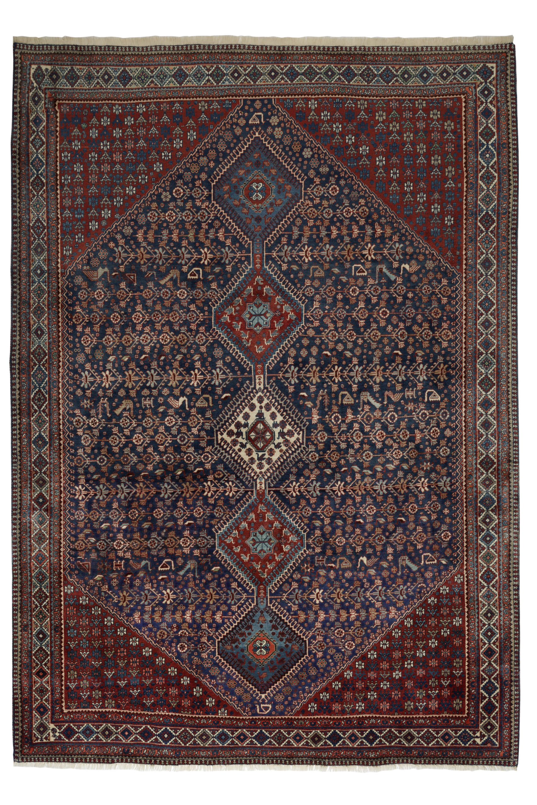 YALAMEH - ORIENTAL HANDKNOTTED CARPET 204 x 304 cm