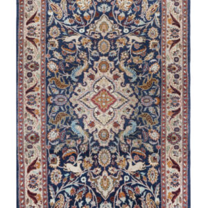 HUNTING - ORIENTAL HANDKNOTTED CARPET 82 x 250 cm