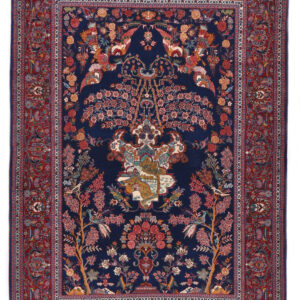 KESHAN - CHINESE CARPETS & TAPESTRIES HANDKNOTTED CARPET 137 x 195 cm